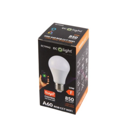 Żarówka SMART A60 E27 10W RGB CCT WIFI