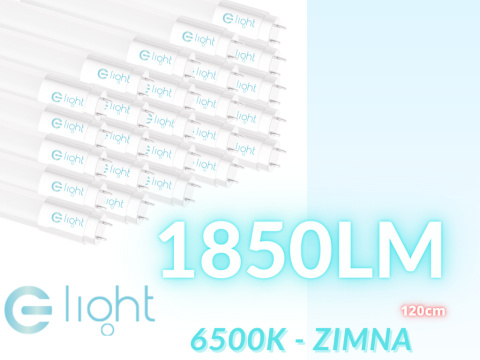 Świetlówka LED 18W 1850lm 6500K 120cm 25 szt