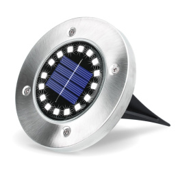 Zestaw 6x Lampki Solarne Ogrodowe LED HELIS Wbijane Dyski Dogruntowe 4000K IP44 LUMILED