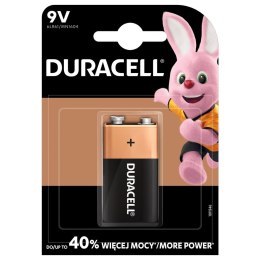 Baterie Alkaliczne Duracell Basic 6LR61 9V Blister 1szt