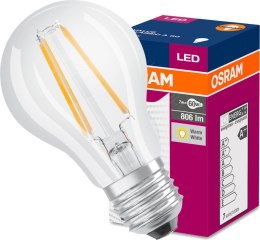 Żarówka LED E27 A60 7W = 60W 806lm 2700K Ciepła 320° Filament OSRAM