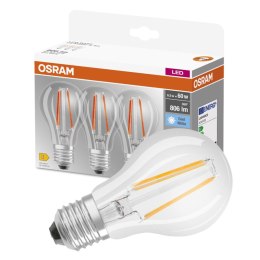 3PAK Żarówka LED E27 A60 6,5W = 60W 806lm 4000K Neutralna 360° OSRAM