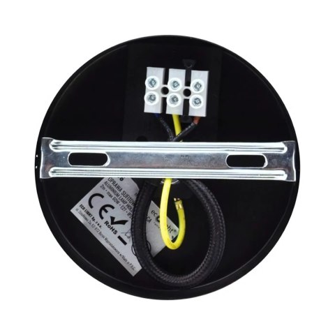 Lampa wisząca Ozdobna oprawa E27 Stare złoto przewód czarny Loft