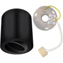 Oprawa Natynkowa HALOGEN Spot Tuba Ruchoma AMAT-M GU10 Okrągła Czarna 84mm