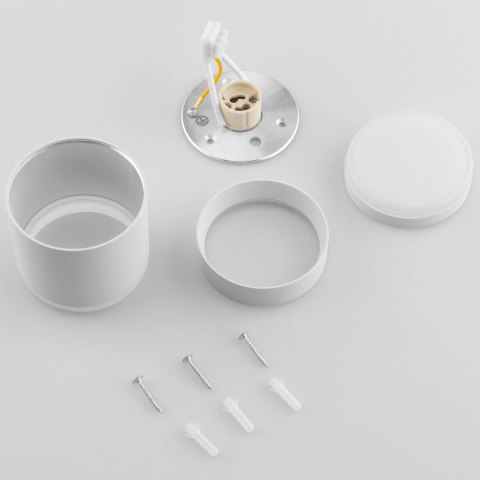 Oprawa Natynkowa HALOGENOWA Spot Tuba ARISA GU10 Okrągła Biała 80mm