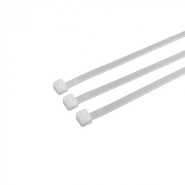 Opaski Zaciskowe Kablowe BIAŁE 4,6x200mm 100sztuk TRYTKI 20cm