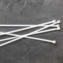 Opaski Zaciskowe Kablowe BIAŁE 4,6x200mm 100sztuk TRYTKI 20cm