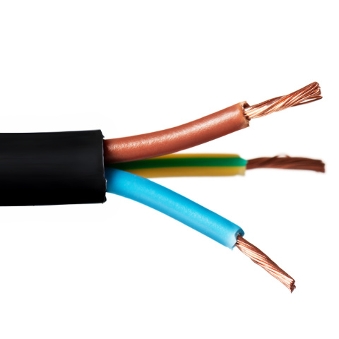 Przewód okrągły elektryczny 3x1,5 Czarny H03VVF OMY 300V 3x1,5 linka 25m