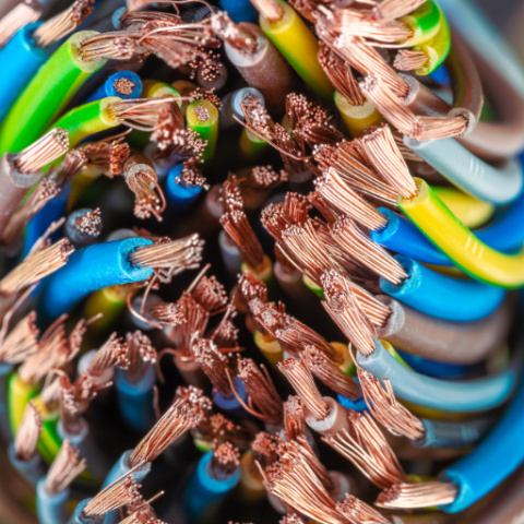 Przewód okrągły elektryczny 3x1,5 Czarny H03VVF OMY 300V 3x1,5 linka 25m