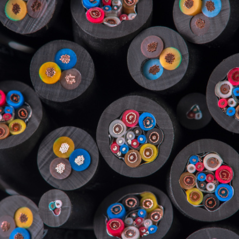 Przewód okrągły elektryczny 3x1,5 Czarny H03VVF OMY 300V 3x1,5 linka 25m