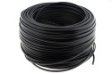 Przewód płaski 1m Kabel 2x0,5 H03VVH2F OMYp 300V 2x0,5 czarny linka 1m