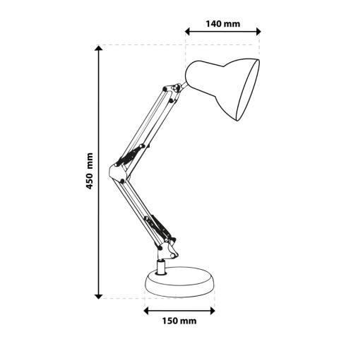 TOBI – funkcjonalna lampka do biurka z elastycznym ramieniem