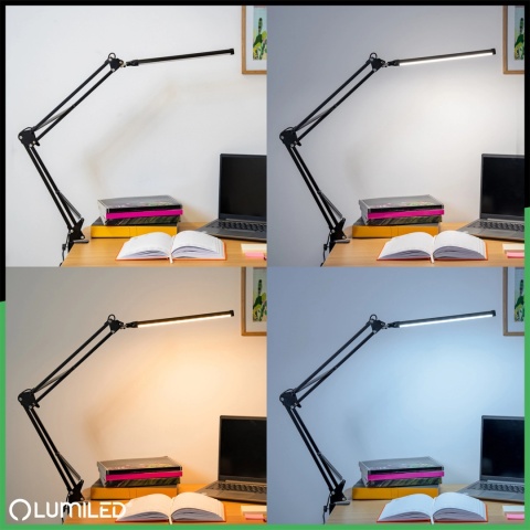 Elegancka lampka biurkowa Lumiled COSMI z dotykowym panelem